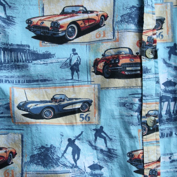 Clearwater Outfitters Men's M Button Surfer Shirt - Picture 2 of 4